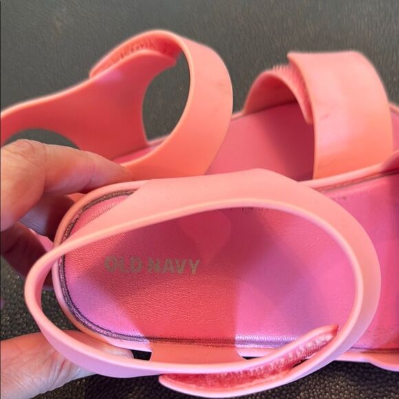 Old Navy Pink Sandals Comfortable Summer Footwear size 10 - Picture 6 of 7